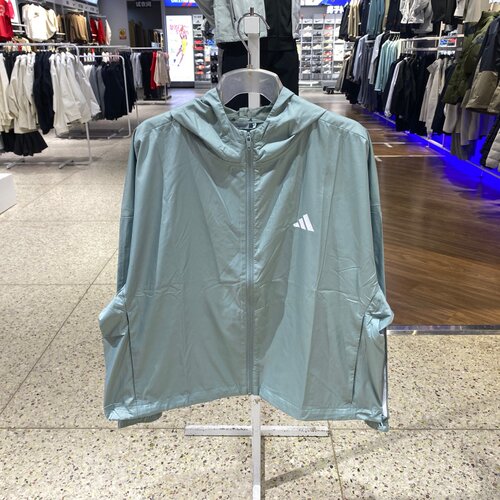 Adidas阿迪达斯女子外套26春训练运动休闲连帽夹克KC7654