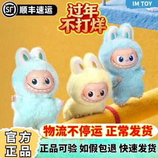 POPMART泡泡玛特心底密码拉布布四代搪胶毛绒迷你挂件LABUBU4.0
