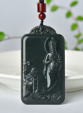 玉阅珠宝情侣和田玉双面雕刻