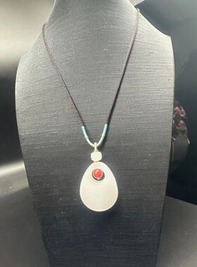 玉阅珠宝女金丝玉天然吊坠