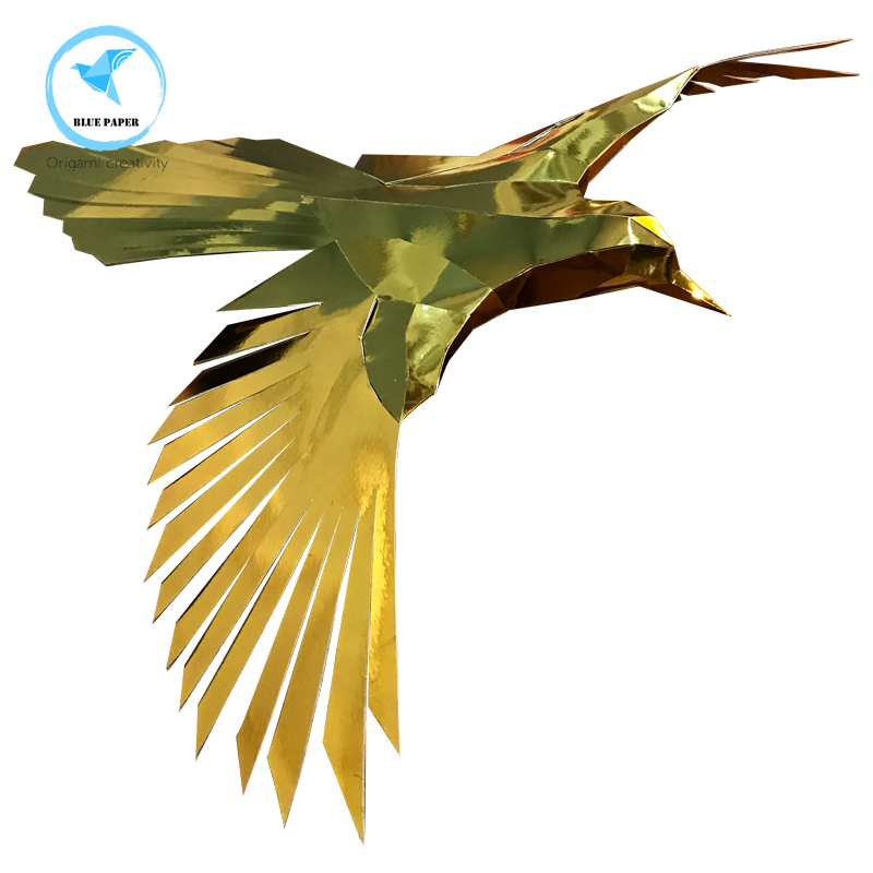 极有家装饰网红店创意摆件家居房间简约时尚店铺手工折纸喜鹊鸟潮