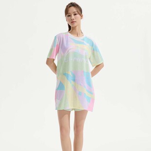 遮肚显瘦速干透气 休闲泳装 李宁泳衣女沙滩服防晒外搭罩衫 2023新款