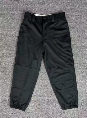 成年青少年棒球/垒球七分裤裤运动休闲白色灰色黑色红色