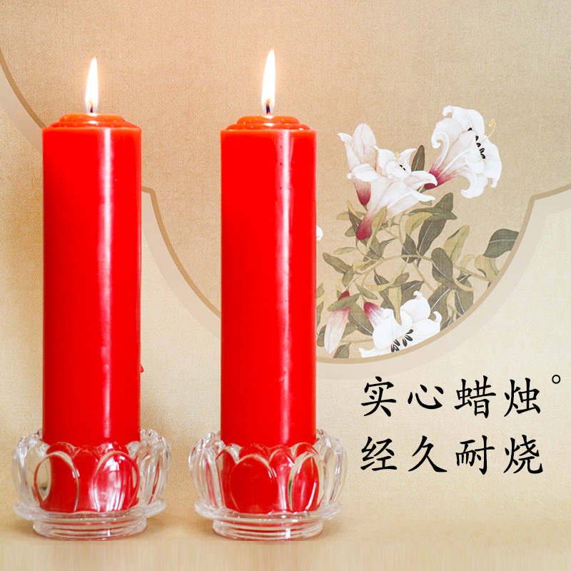 超粗大家用春节红色蜡烛