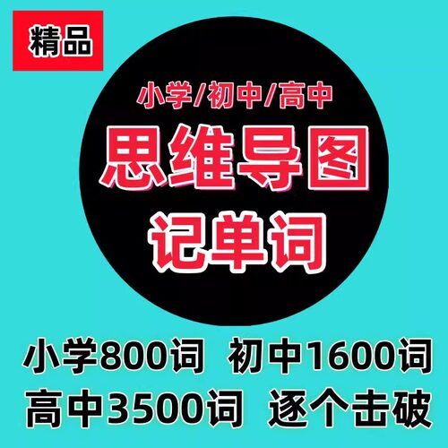速记英语单词思维导图PPT记单词小学初中高中视频教程ppt学习方法