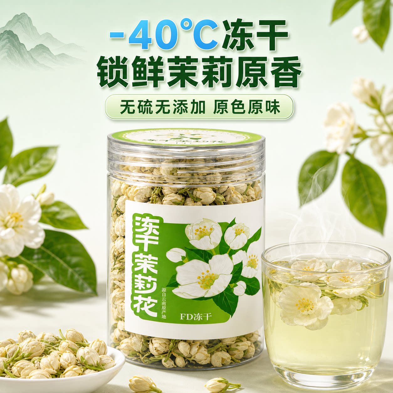 茉莉花2026当季无硫新茶新花茉莉雪球茶官方正品干花蕾