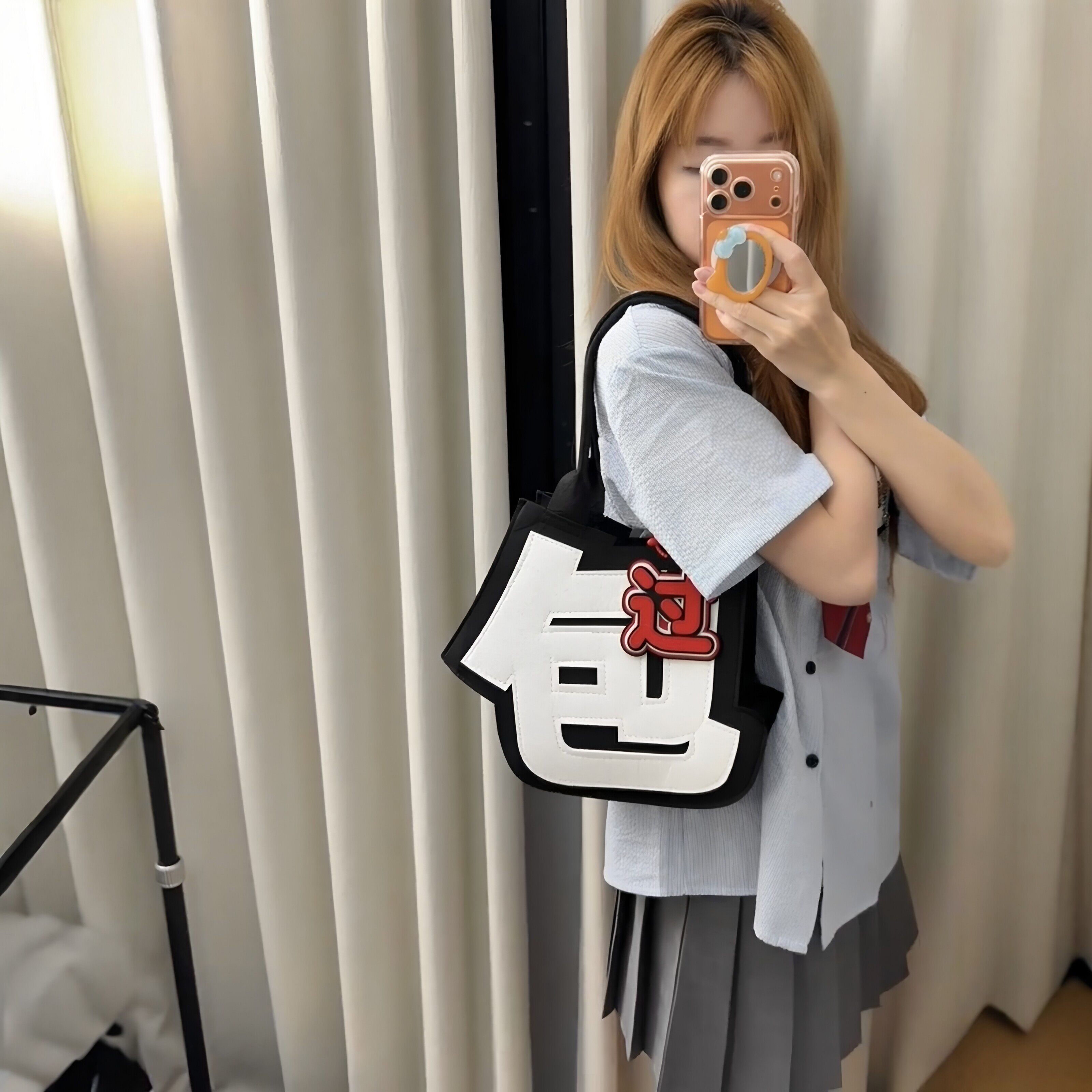 真的是包包不织布手提包创意设计不织布包抽象简约通勤轻便斜挎包