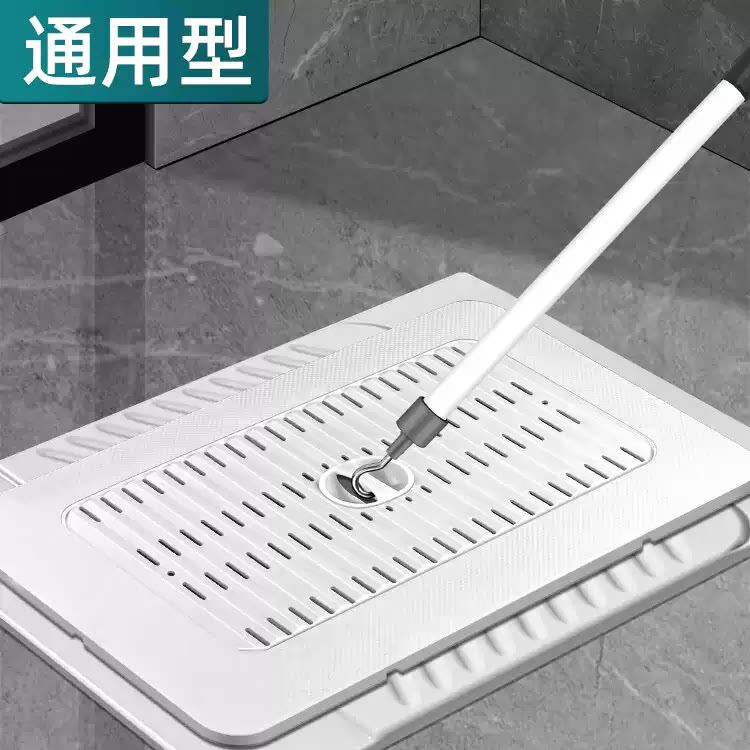 卫生间蹲便器盖板厕所蹲坑挡板洗澡防滑老式便池防头发防臭堵臭器