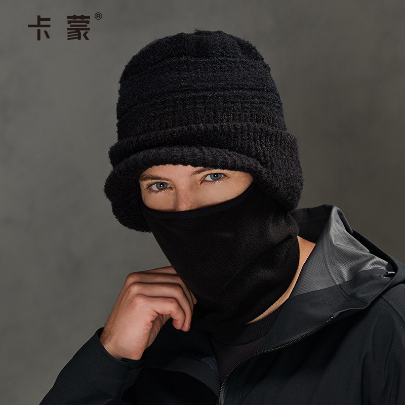 卡蒙骑车围巾一体加绒加厚帽子