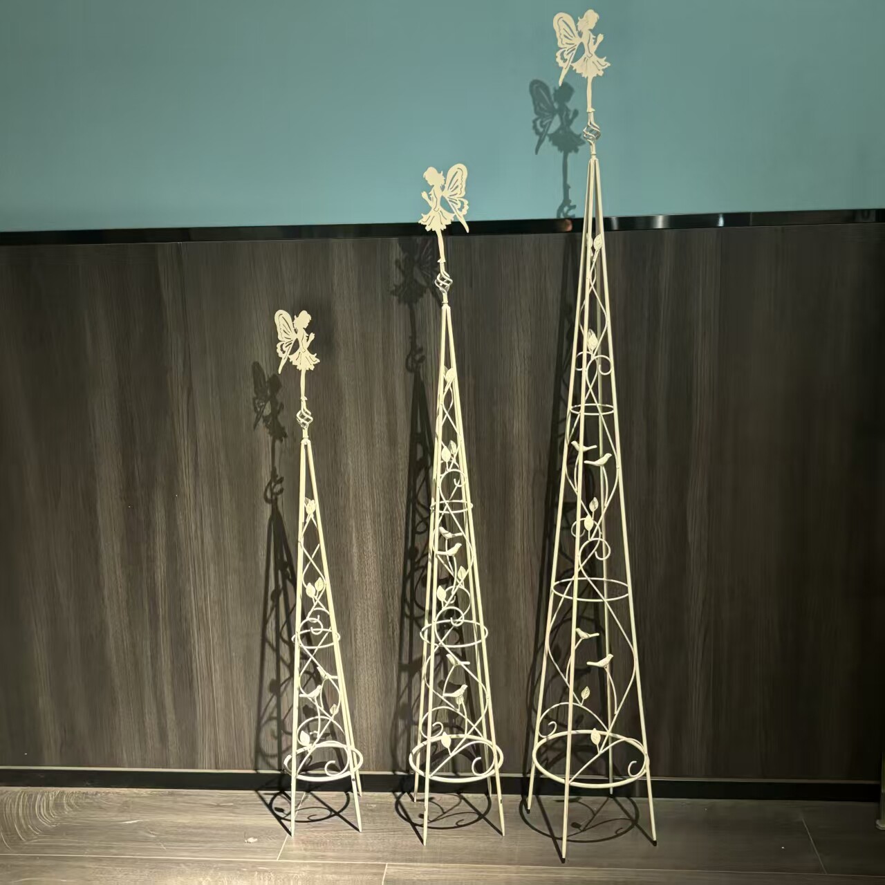 铁艺精灵花架爬藤架子户外装饰