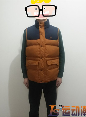 TIMBERLAND添柏岚TBL经典黄色时尚拼色羽绒马甲背心男7216J 4416J