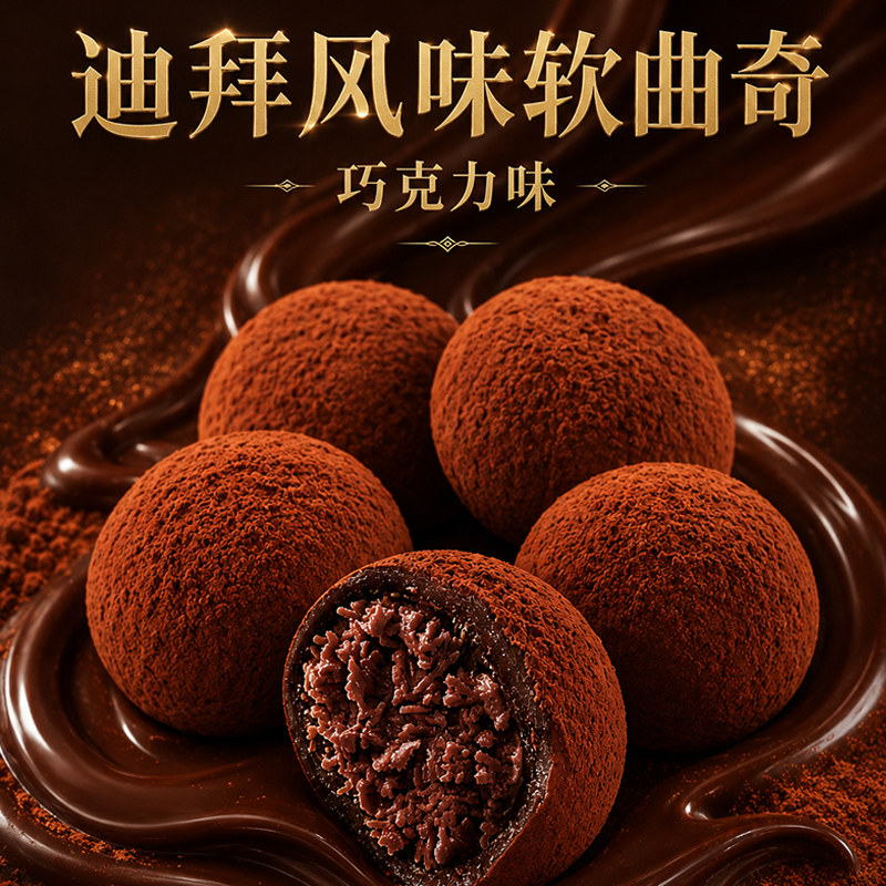 迪拜风味软曲奇巧克力味夹心