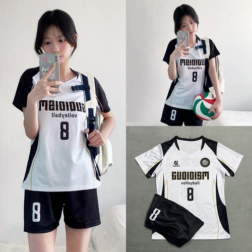 排球服套装定制比赛训练队服男女