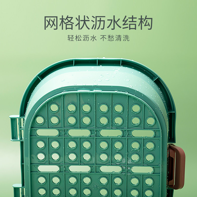 奶瓶收纳箱婴儿专用沥水架辅食储存防尘晾干置物架宝宝餐具收纳盒,婴童用品,奶瓶储存盒/奶瓶盒,淘宝优惠券,粉丝福利购,淘宝优惠卷