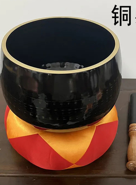 大木鱼法器全套大殿木鱼铜磬