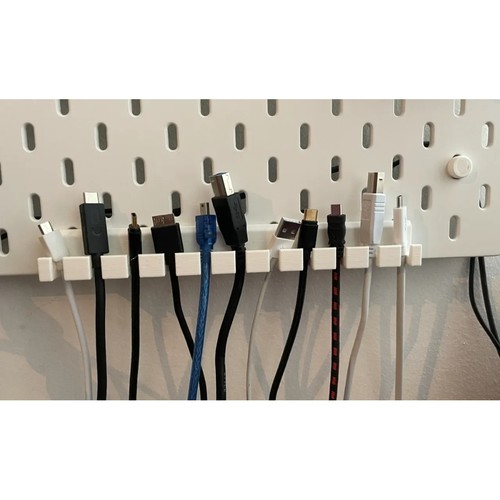 洞洞板配件数据线充电线整理支架