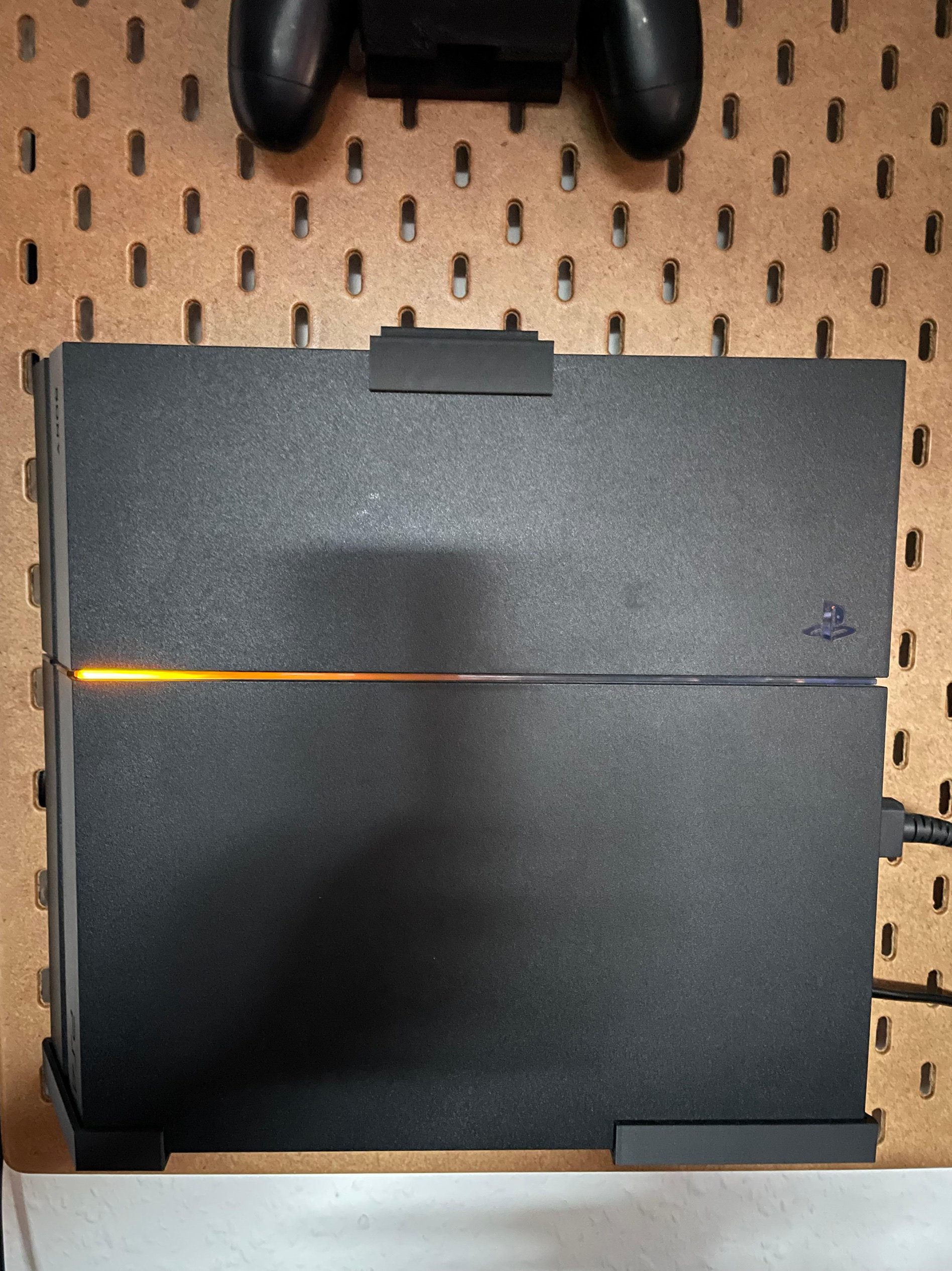 适用宜家SKADIS斯考迪斯 宜家洞洞板配件  PS4主机支架