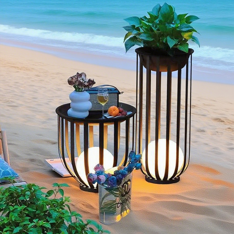 户外太阳能防水草坪灯室外茶几灯