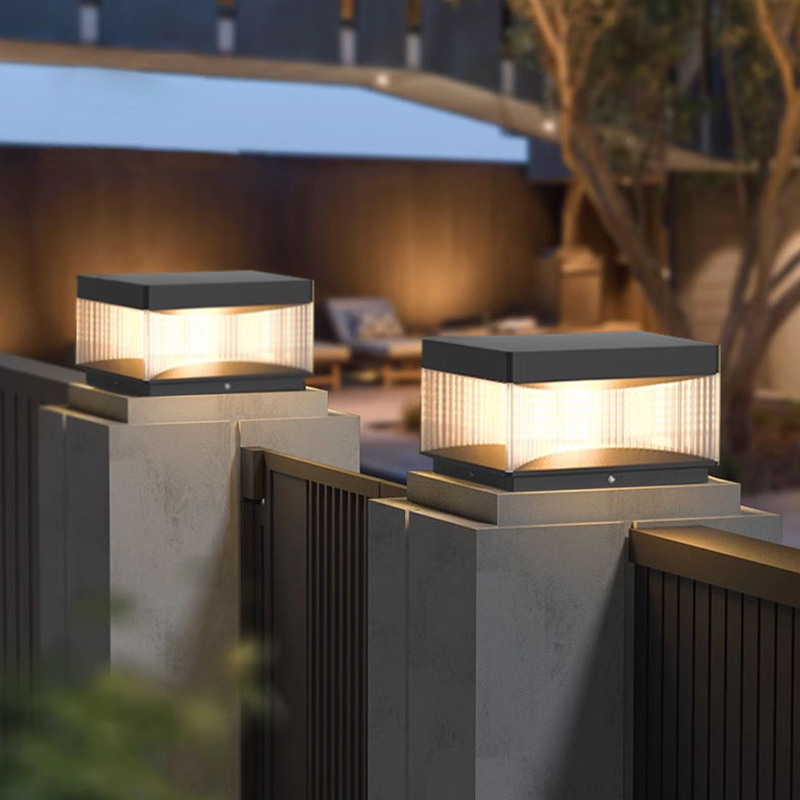 户外庭院防水柱头灯太阳能立柱灯