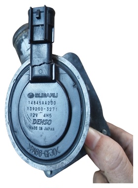 适配斯巴鲁森林人二次进气阀废气阀排气再循环EGR阀 14845AA230