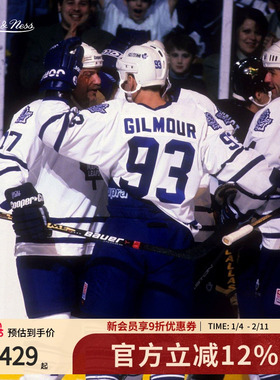 MN枫叶队道格92-93赛季93号冰球服美式潮流运动球员版正品球衣男