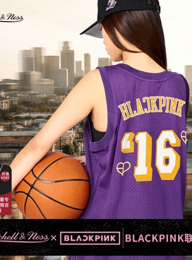 【BLACKPINK联名】MN 2025秋冬湖人/尼克斯/公牛潮流联名球衣男女