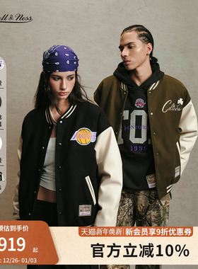 mitchell&ness25秋冬夹克复古夹棉御寒保暖棒球服情侣新年礼物MN