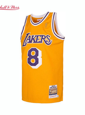 湖人队科比96-97赛季NBA官方MN复刻8号球衣AU球员版礼盒新年礼物