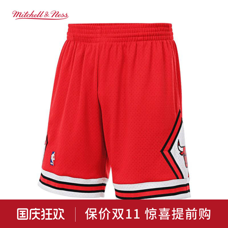 网眼球裤mitchell&ness复古男