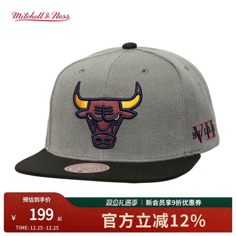 MN公牛湖人潮流遮阳平沿帽