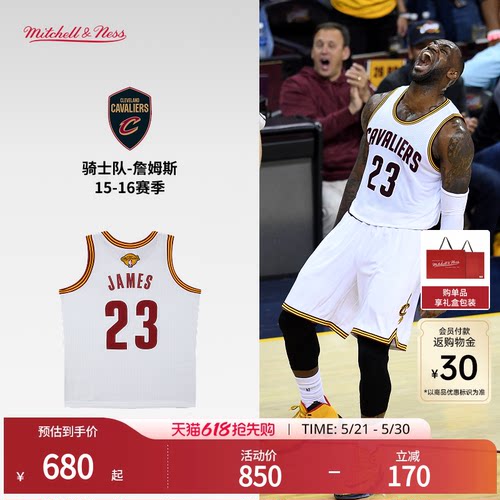MN骑士队詹姆斯23号球衣球迷版