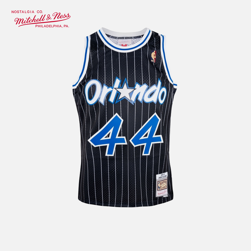 mitchell&ness威廉姆斯09-10年魔术队sw复古mn球衣篮球服网眼背心