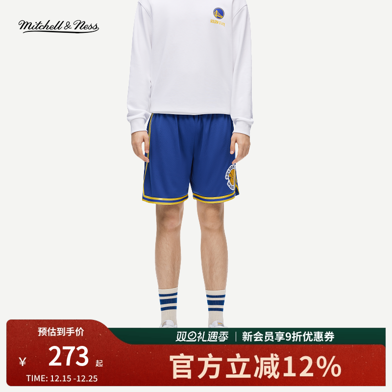 勇士湖人透气刺绣百搭短裤MN