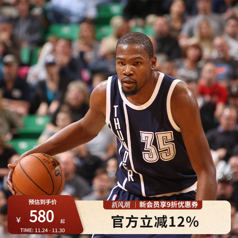 雷霆队复古球衣杜兰特背心