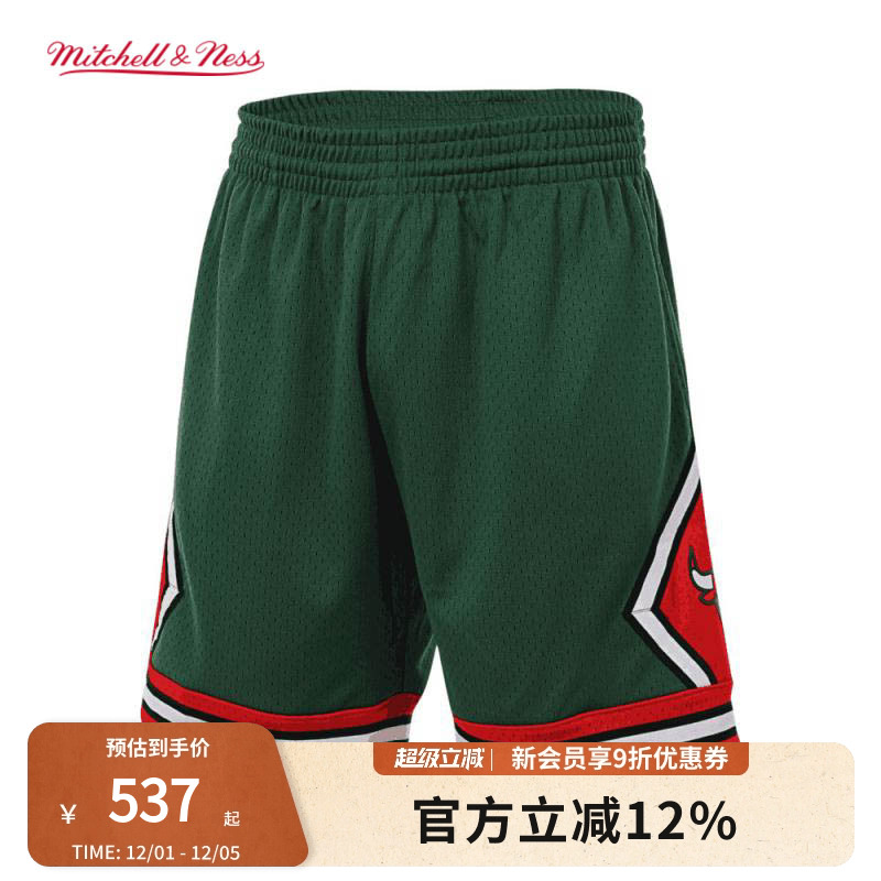 NBA芝加哥公牛复古休闲SW球裤MN