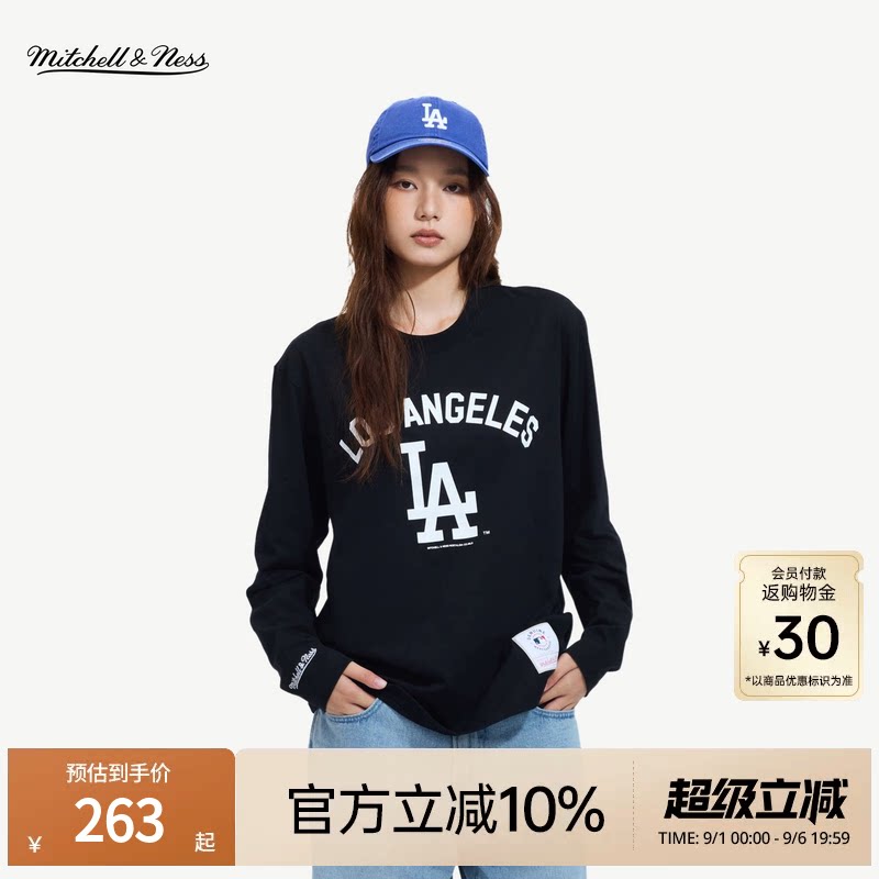 MNxMLB道奇洋基百搭长袖T男女图片