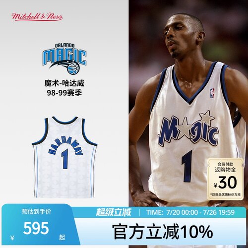 MN魔术队哈达威98-99赛季1号球衣