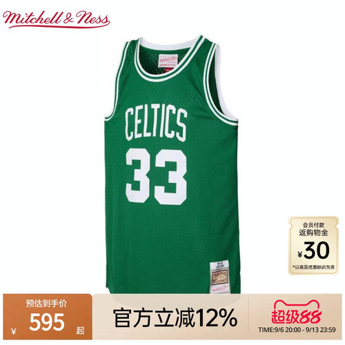 MN凯尔特人伯德33号球衣球迷版
