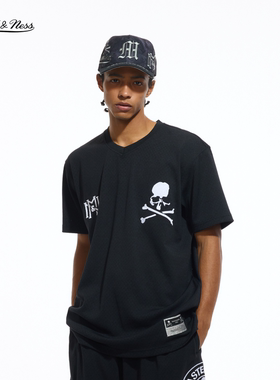 【MASTERMIND联名】MN短袖T恤潮流百搭骷髅印花简约休闲运动T恤男