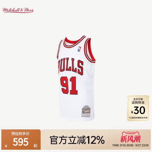 MN罗德曼经典运动球衣集合球迷版