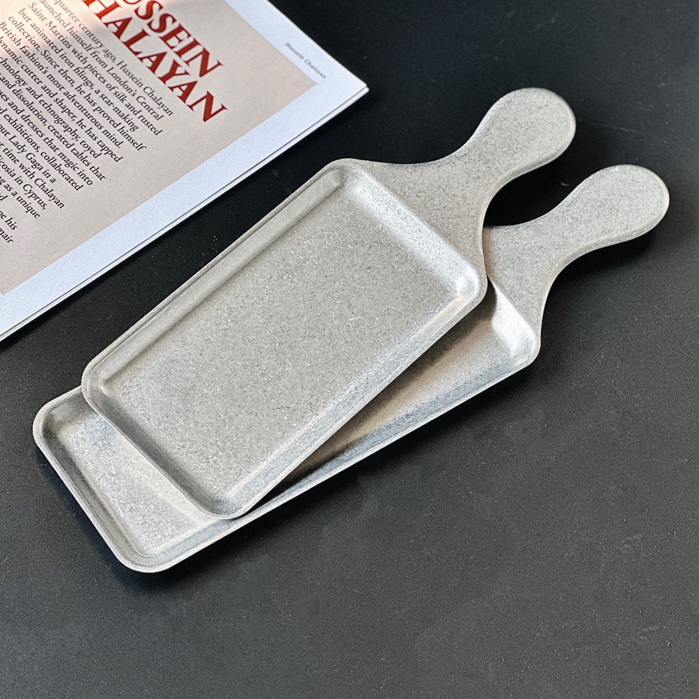 不锈钢韩式长方形烤肉盘火锅涮羊肉摆盘西餐牛排盘商用创意餐盘,餐饮具,盘,淘宝优惠券,粉丝福利购,淘宝优惠卷