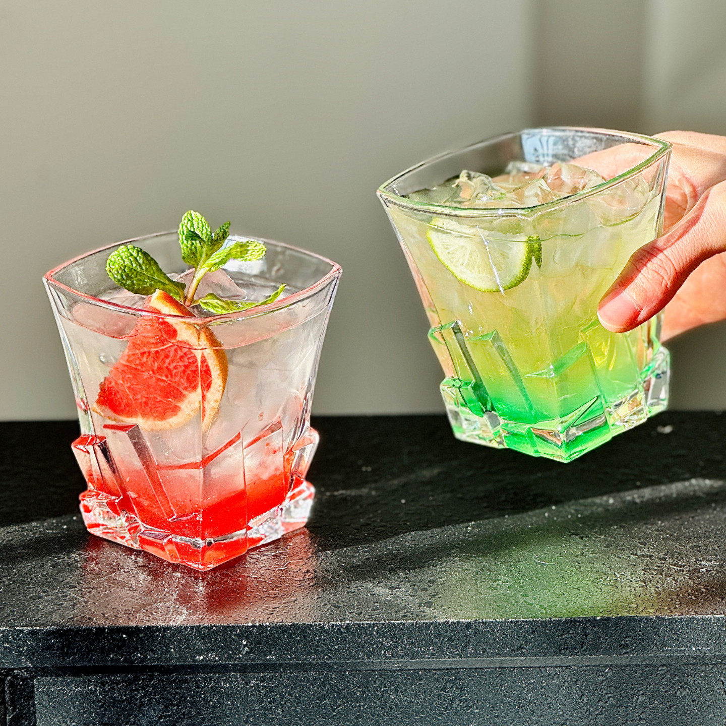 高颜值氛围感透明限定冰块杯饮料杯玻璃杯轻奢威士忌酒杯洋酒杯,餐饮具,洋酒/威士忌杯,淘宝优惠券,粉丝福利购,淘宝优惠卷