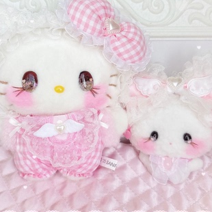 日本本土代购 pream联名三丽鸥25毛绒手工作抱偶kitty凯蒂猫小麦云