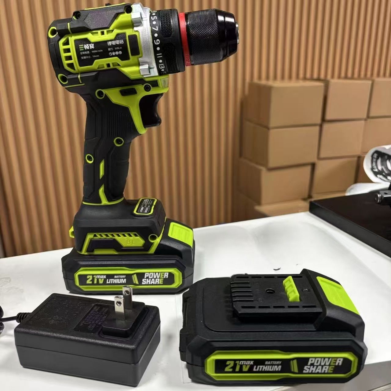 领良手电钻无刷锂电钻充电手枪钻大扭力电动螺丝刀无线电动起子机