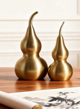 福禄里富贵金葫芦铜制