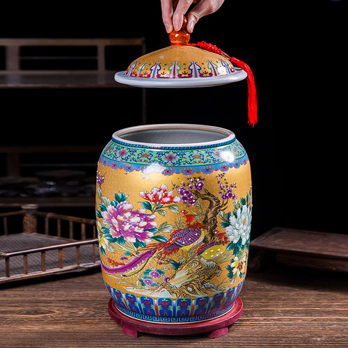 宝曦瑶老式防虫防潮陶瓷米缸