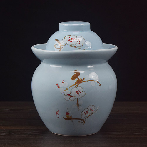 宝曦瑶陶瓷泡菜坛子带盖