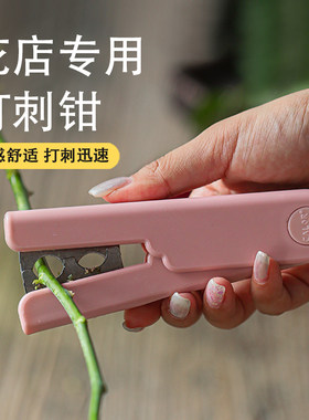 玫瑰花打刺钳花店花艺鲜花除刺