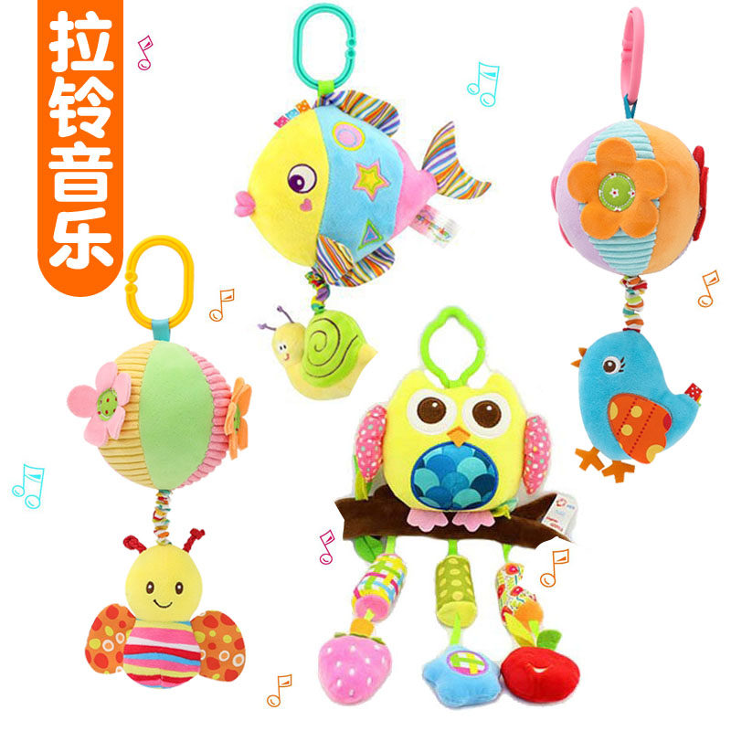 音樂安撫推車吊挂件0-1歲 嬰兒寶寶床挂鈴3-6-12個月益智拉鈴玩具在類目 玩具/童車/益智/積木/模型, 幼兒響鈴/布玩/安撫玩具, 牀鈴/牀掛中 - 來自Buy2taobao.com提供專業的淘寶代購服務
