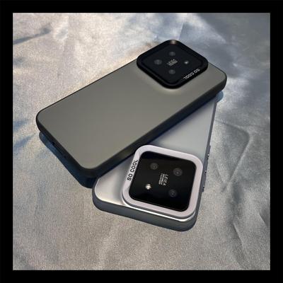 高级感哑光磨砂灰适用K70小米14/15壳K60红米K30新款Note12大孔13PRO+/11全包10个性ultra/K50至尊版k40S